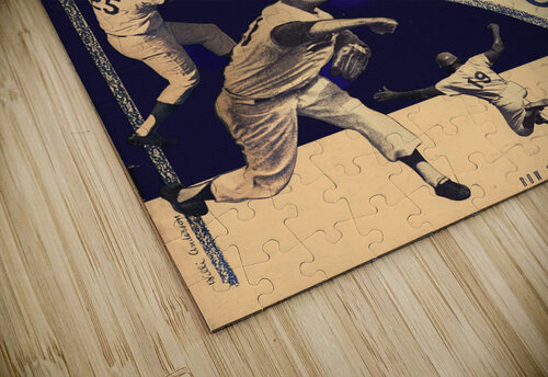 1963 la dodgers remix art Row One Brand puzzle
