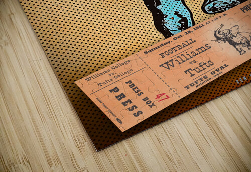 1961 Tufts Football Ticket Art Row One Brand puzzle