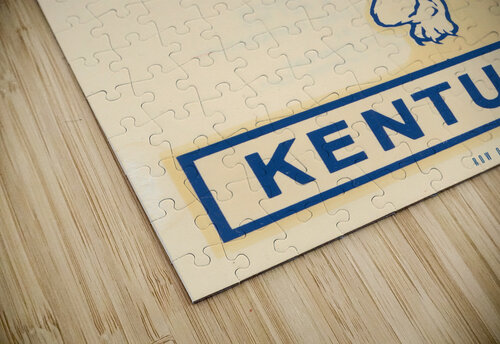 Vintage Kentucky Wildcats Decal Art Row One Brand puzzle