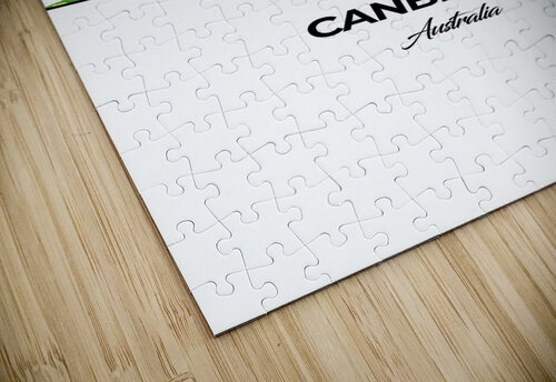 Canberra Australia City Skyline Print Conceptual Photography puzzle