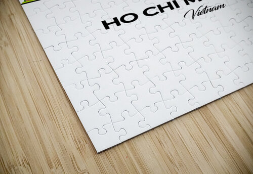 Ho Chi Minh City Vietnam City Skyline Print Conceptual Photography puzzle