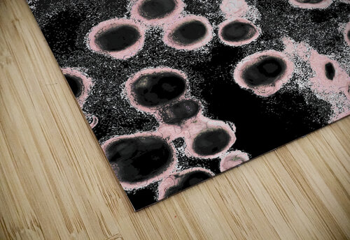Abstract Circular Shapes in Pink and Black Catriona Roberts Nature Photography and Designs puzzle