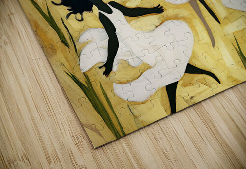 Black Girls DancingJoyously Travelling Light puzzle