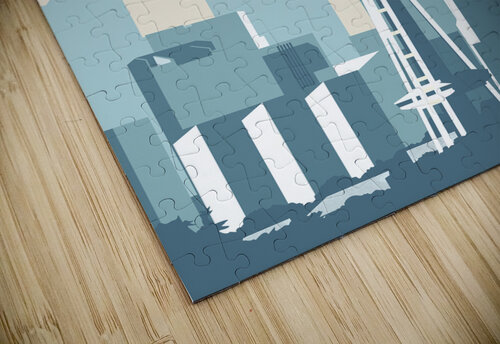 Seattle Washington Travel Print Conceptual Photography puzzle