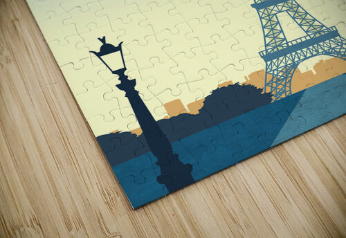 Paris France Travel Print Conceptual Photography puzzle