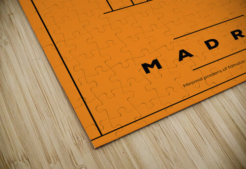 Madrid Spain Travel Print Conceptual Photography puzzle