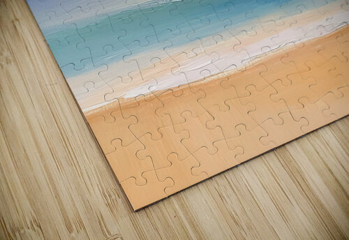 Sunrise over Sea Minimalist Travelling Light puzzle
