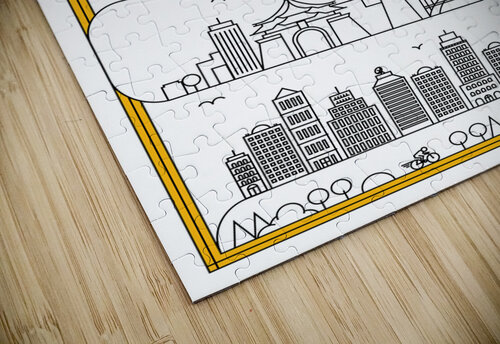 Taipei Taiwan Travel Print Conceptual Photography puzzle