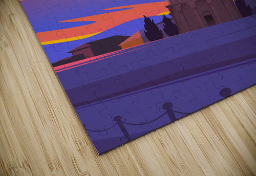 Tower of Pisa Travel Print Conceptual Photography puzzle