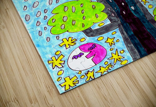 Abstract Doodle Art Cloud Burst  Catriona Roberts Nature Photography and Designs puzzle