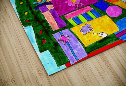 Abstract Doodle Art Festive Season Catriona Roberts Nature Photography and Designs puzzle