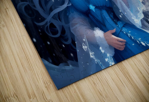 Cute Magical Anime Snow Queen Fantasy Painting Sandy Richter puzzle
