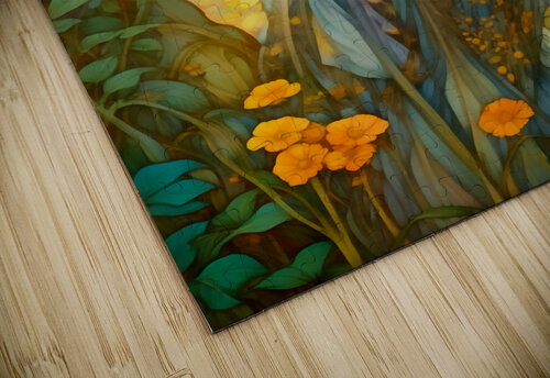 Cute and Girly Art Nouveau Style Fairy Painting Sandy Richter puzzle