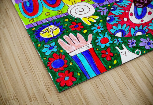 Abstract Doodle Art Whimsical Characters Catriona Roberts Nature Photography and Designs puzzle