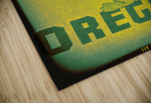Oregon Duck Football Cartoon Viewfinder Row One Brand puzzle