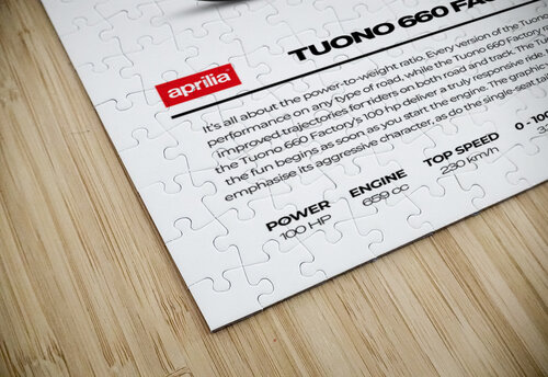 Aprilia Tuono 660 Factory2 Conceptual Photography puzzle