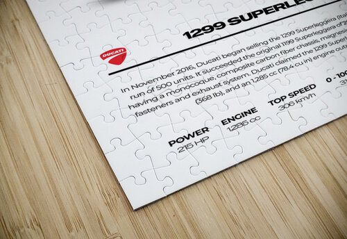 Ducati 1299 Superleggera Conceptual Photography puzzle