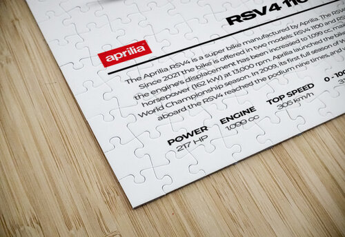 Aprilia RSV4 1000 Conceptual Photography puzzle