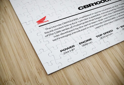 Honda CBR1000RR Conceptual Photography puzzle