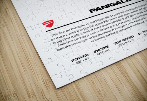 Ducait Panigale V23 Conceptual Photography puzzle