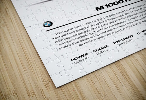 BMW M1000RR3 Conceptual Photography puzzle