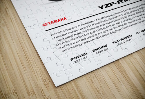Yamaha YZF R1M5 Conceptual Photography puzzle