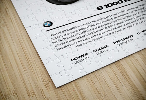 BMW S1000RR2 Conceptual Photography puzzle