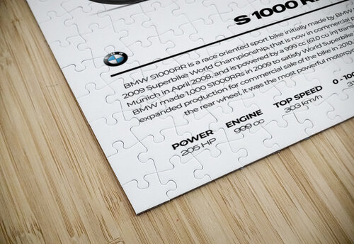 BMW S1000RR8 Conceptual Photography puzzle