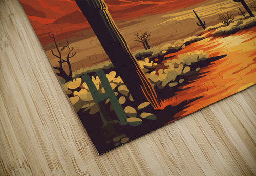 Saguaro Conceptual Photography puzzle