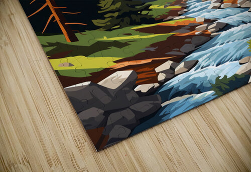 Kings Canyon Conceptual Photography puzzle