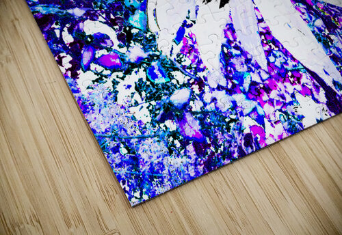 Abstract Psychedelic Surreal Daisy Flower Catriona Roberts Nature Photography and Designs puzzle