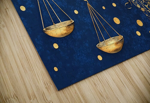 Zodiac Signs Libra the Scales Travelling Light puzzle