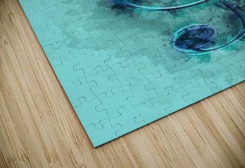Music treble clef watercolor DELPHIMAGES puzzle