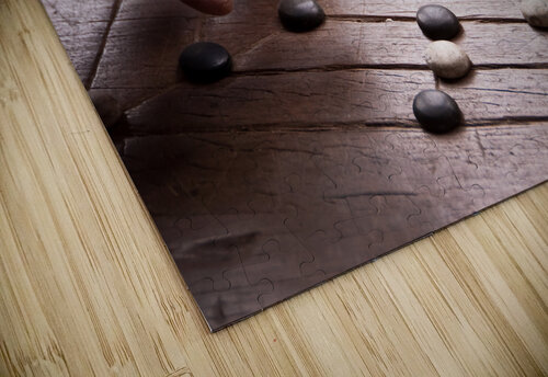 Playing Mill game DELPHIMAGES puzzle