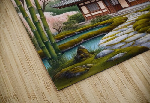 Art of an old Japanese house Mohamed Bakry puzzle