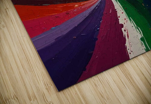 Abstract Art Palette: A Symphony of Vibrant Hues Mohamed Bakry puzzle