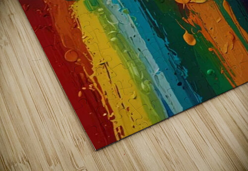 Abstract Art Palette: A Symphony of Vibrant Hues Mohamed Bakry puzzle