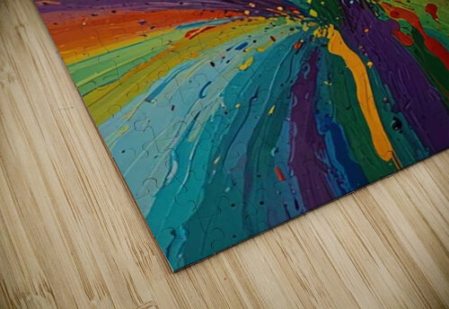 Abstract Art Palette: A Symphony of Vibrant Hues Mohamed Bakry puzzle