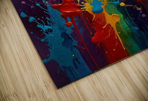 Color Cascade: Abstract Art in Motion Mohamed Bakry puzzle