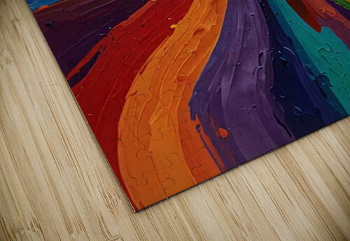 Abstract Art Palette: A Symphony of Vibrant Hues Mohamed Bakry puzzle