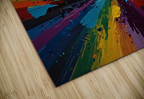 Dreamscape Fusion: The Art of Colorful Abstraction Mohamed Bakry puzzle