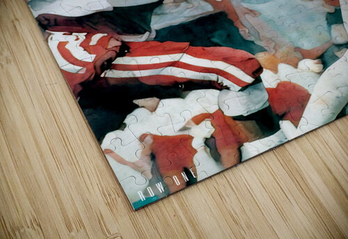 1986 Nebraska Football Art Row One Brand puzzle