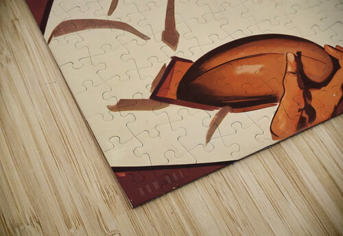 1940 Richard Stephens Football Art Remix Row One Brand puzzle