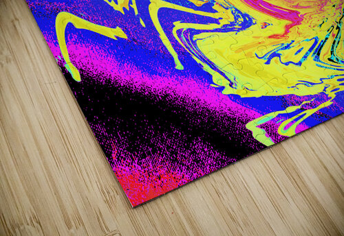 Abstract Swirling Psychedelic Colours Catriona Roberts Nature Photography and Designs puzzle