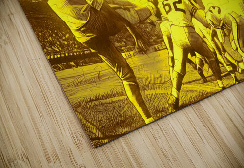 1940s Wyoming Football Action Row One Brand puzzle