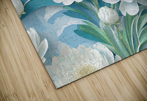 Floral Cover for sliding doors Thea Menagh puzzle