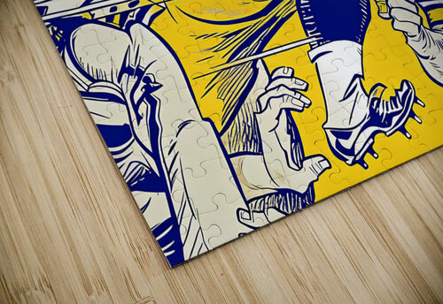 1965 LA Rams Art Remix Row One Brand puzzle