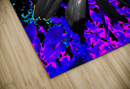 Abstract Vibrant Neon Daisy Flower Catriona Roberts Nature Photography and Designs puzzle