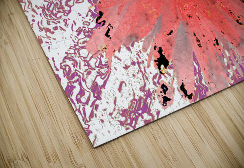 Abstract Vibrant Red Daisy Flower  Catriona Roberts Nature Photography and Designs puzzle