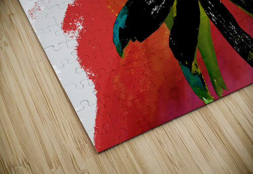 Abstract Black Daisy Catriona Roberts Nature Photography and Designs puzzle